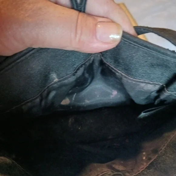 Black Beaded Evening  Bag - Picture 4 of 4